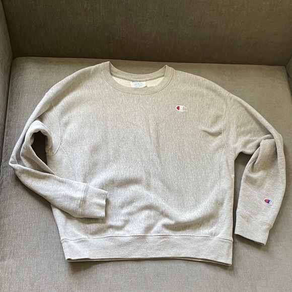 Champion Tops - Champion crewneck sweatshirt light grey size XS